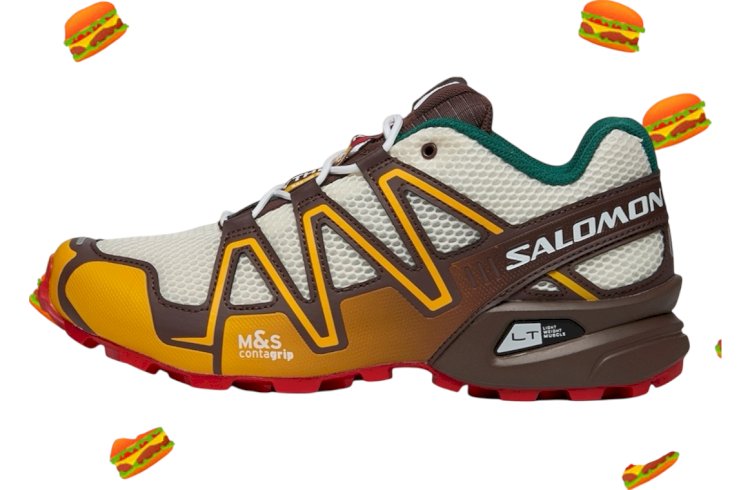 VANDYTHEPINK x Salomon: The Bold New Speedcross 3 'Burger' Collaboration