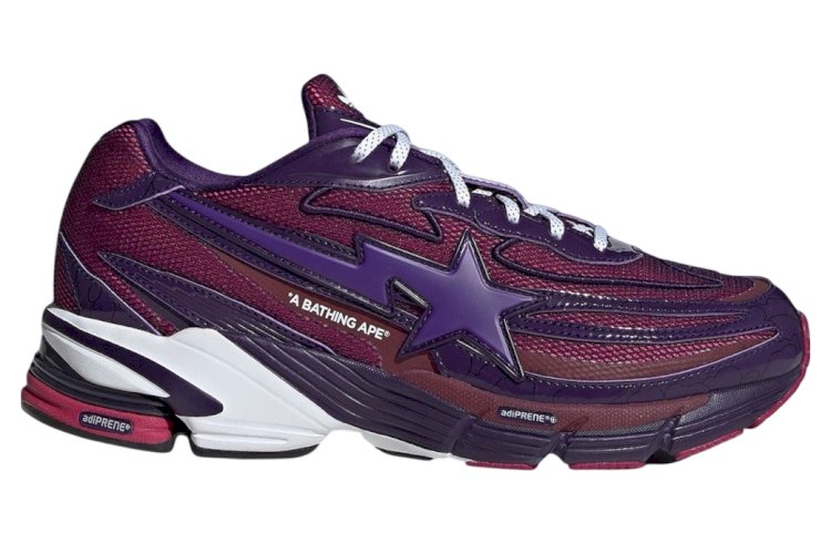 Bape x Adidas Orketro Burgundy/Purple: A Bold Fusion of Style and Performance