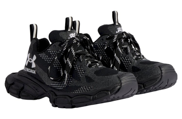 Balenciaga x Under Armour 3XL Knit WMNS in Black/White: A Fusion of Fashion and Function
