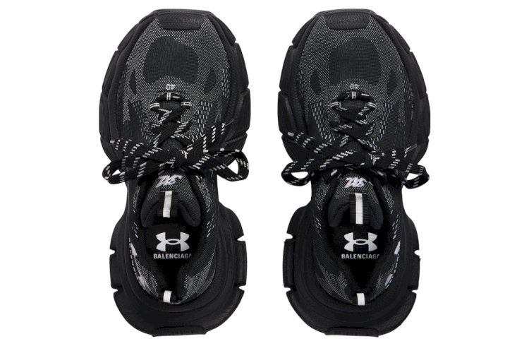 Balenciaga x Under Armour 3XL Knit WMNS in Black/White: A Fusion of Fashion and Function