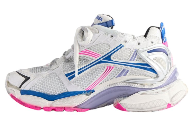 Balenciaga Runner WMNS: White, Lilac, and Neon Pink – A Bold, Stylish Statement