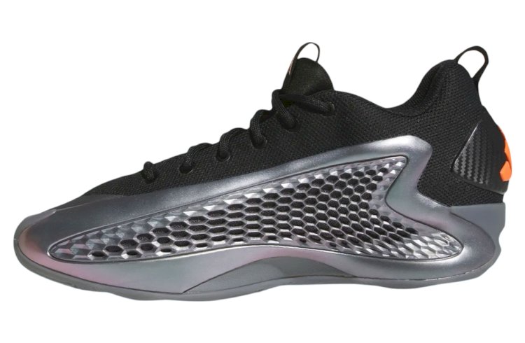 Adidas Anthony Edwards 1 Low: Iron Sharpens Iron in Metallic Iron & Core Black