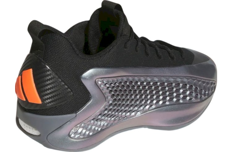 Adidas Anthony Edwards 1 Low: Iron Sharpens Iron in Metallic Iron & Core Black
