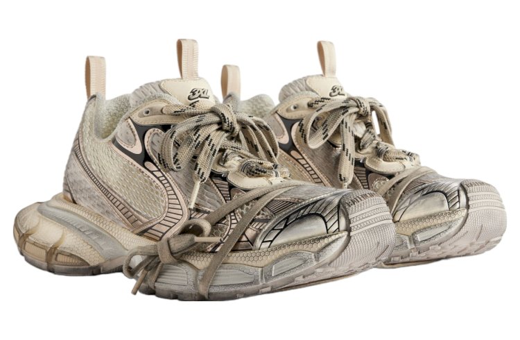 Balenciaga 3XL Sneakers in Beige and White: A Statement of Style
