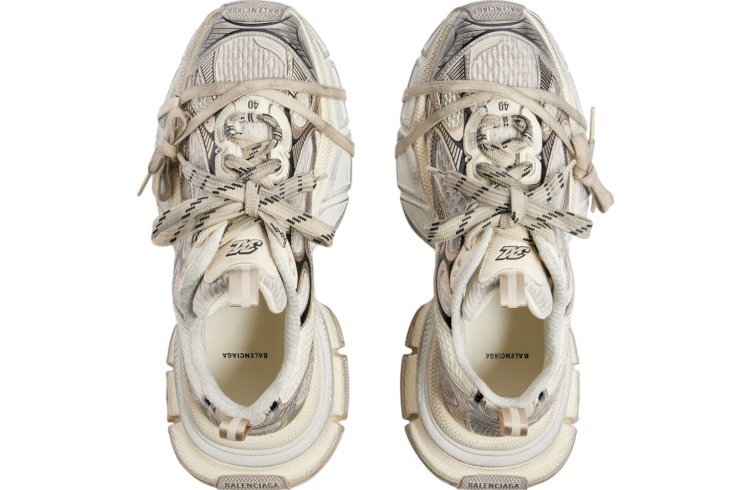 Balenciaga 3XL Sneakers in Beige and White: A Statement of Style