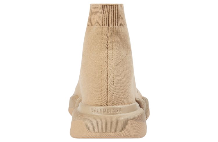 Balenciaga Speed 2.0 Monocolor Beige Recycled Knit Sneakers