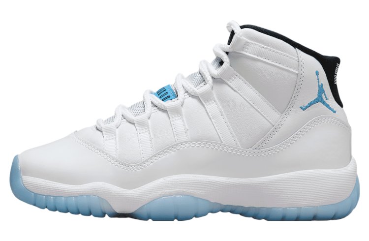 Air Jordan 11 Legend Blue GS: Classic White and Black Elegance