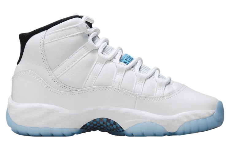 Air Jordan 11 Legend Blue GS: Classic White and Black Elegance