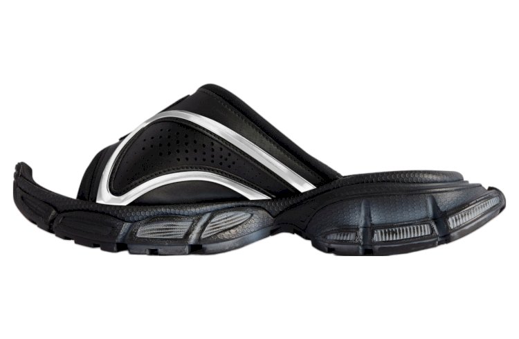 Balenciaga 3xl Slide Sandal Black: A Bold Fusion of Style and Comfort