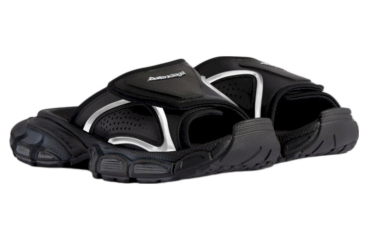 Balenciaga 3xl Slide Sandal Black: A Bold Fusion of Style and Comfort